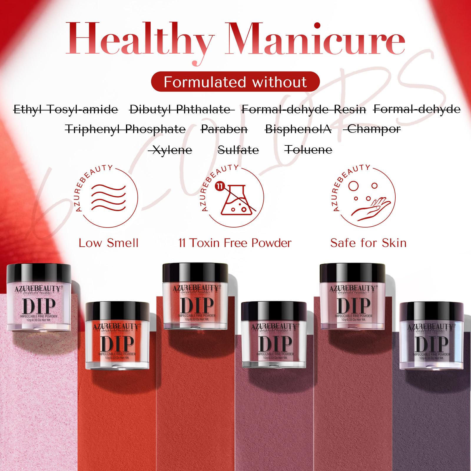 AZUREBEAUTY finished manicure in a lifestyle setting ideal for Valentine’s Day looks