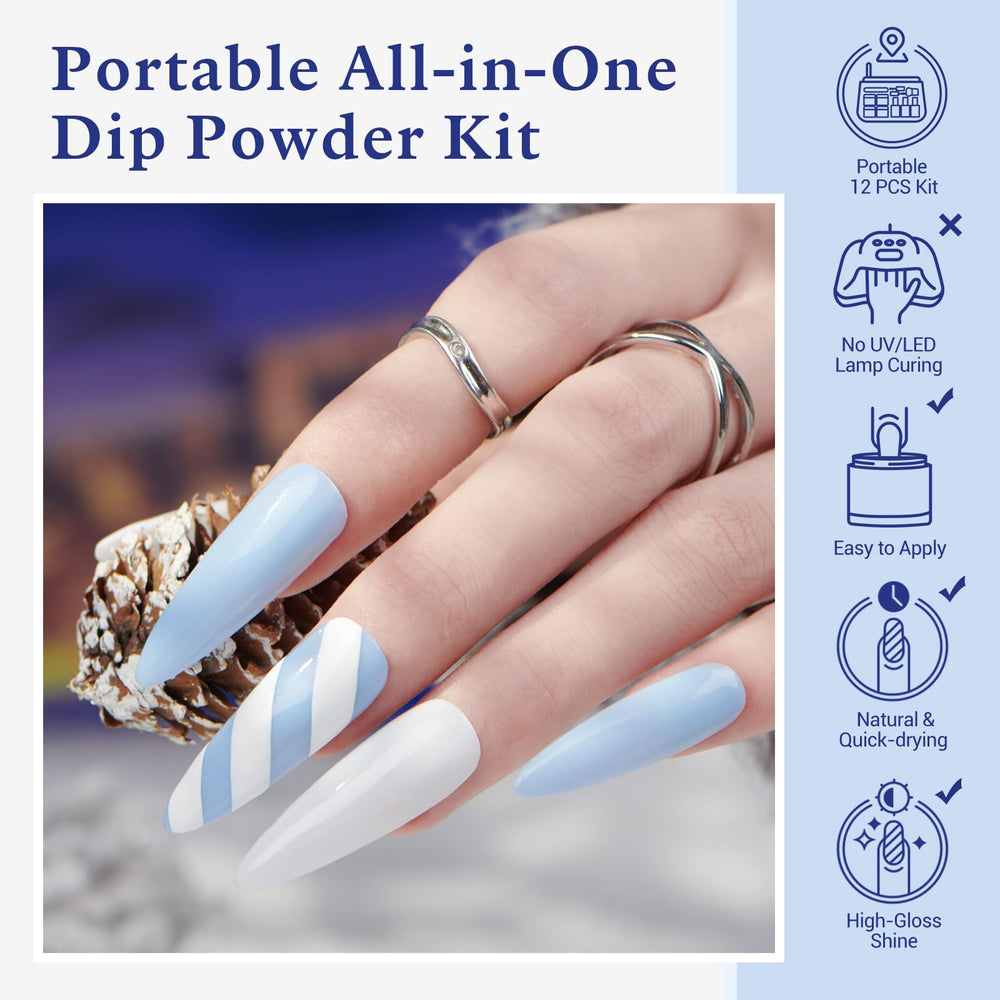 AZUREBEAUTY base activator and top coat bottles showing simplified no-lamp curing
