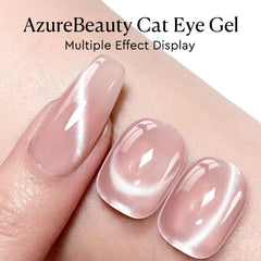AZUREBEAUTY magnet held over wet nail creating cat eye shimmer