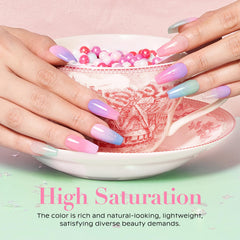 AZUREBEAUTY nail application in use demonstrating no-lamp convenience and speed