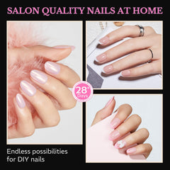 AZUREBEAUTY decorated nail tips showcasing custom art possibilities and durability