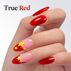 AZUREBEAUTY burgundy nail on medium skin showing warm undertone benefit