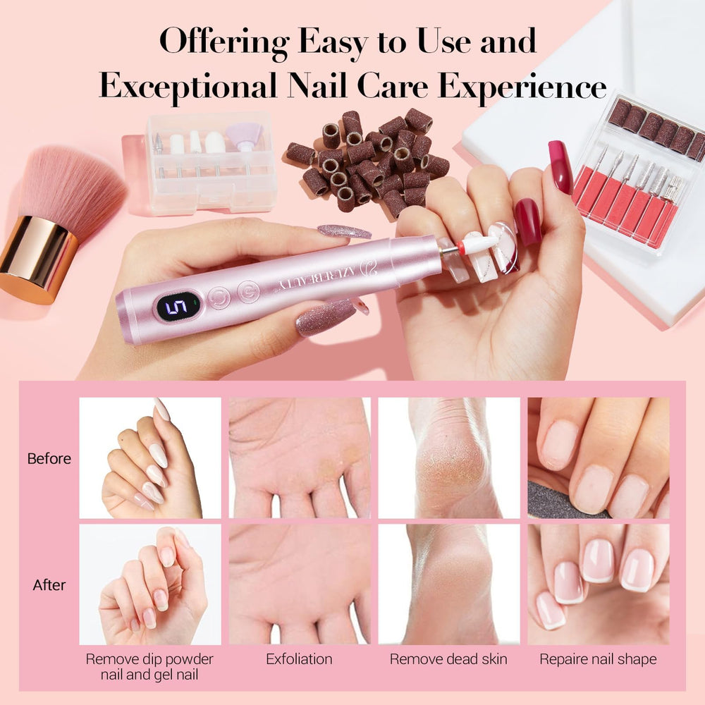 AZUREBEAUTY manicure tools arranged on mat for organized workspace benefit