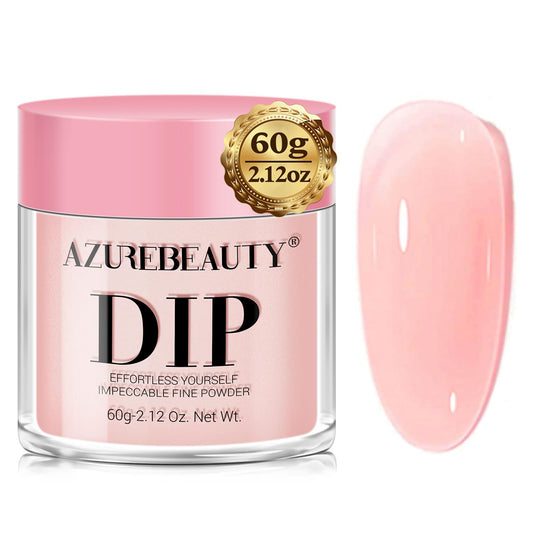 AzureBeauty jar front view shows nude pink shade and generous 2 oz capacity