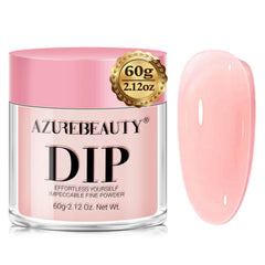 AzureBeauty jar front view shows nude pink shade and generous 2 oz capacity