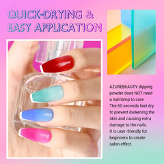 AZUREBEAUTY nails showing ombre mood transition with visible color change benefit