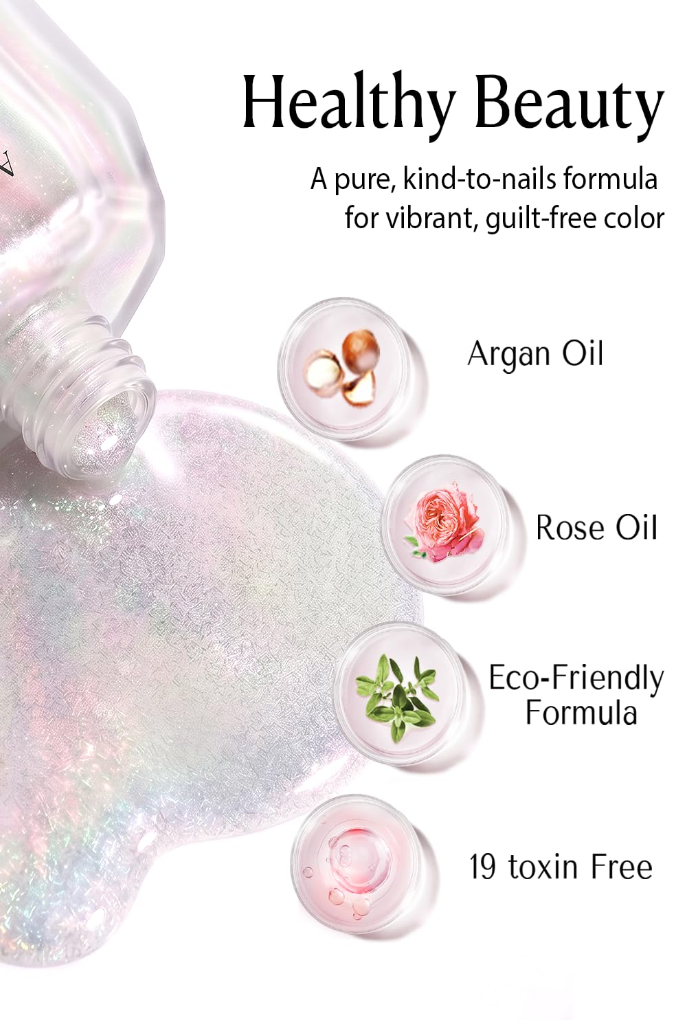 AZUREBEAUTY applied on natural nails in lifestyle setting for everyday wear