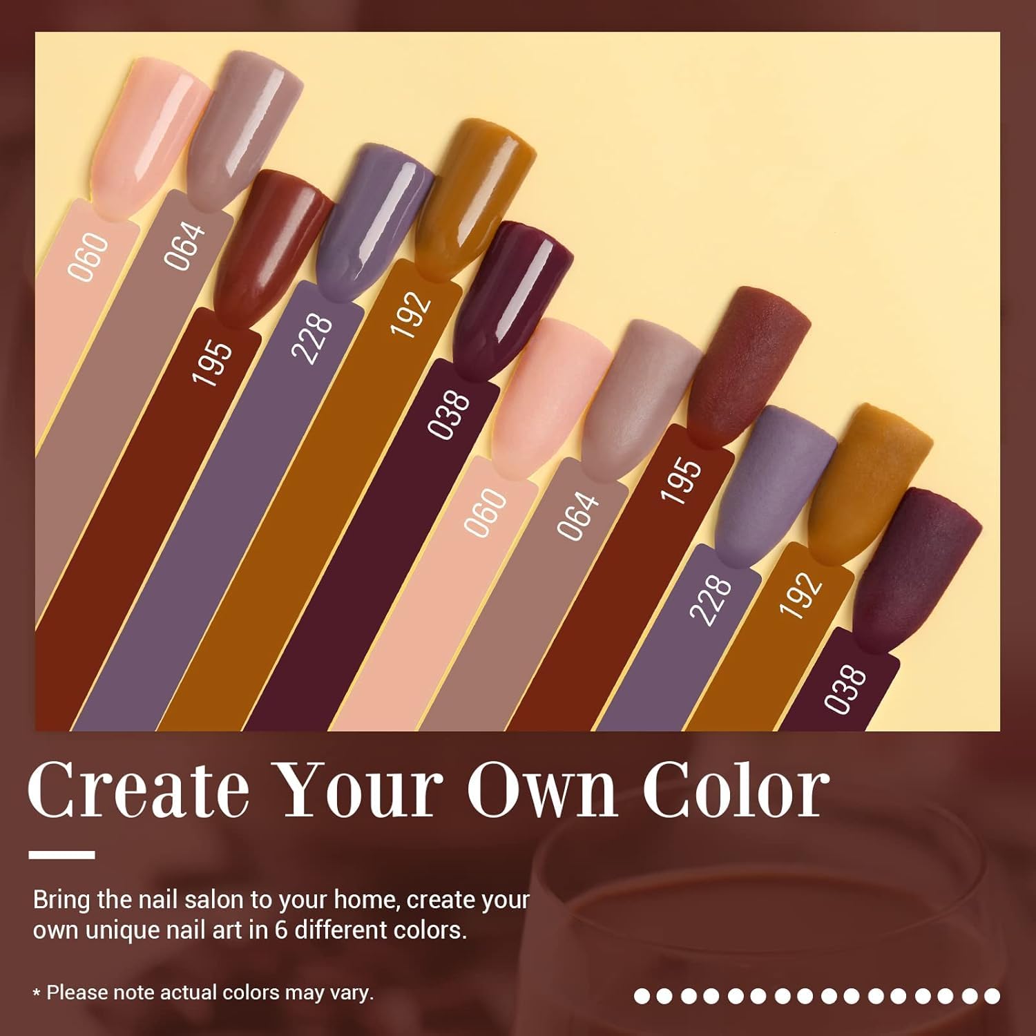 AZUREBEAUTY open jars top view displaying each pigment and easy selection