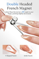 AzureBeauty magnet pen heads compared side-by-side to choose line widths