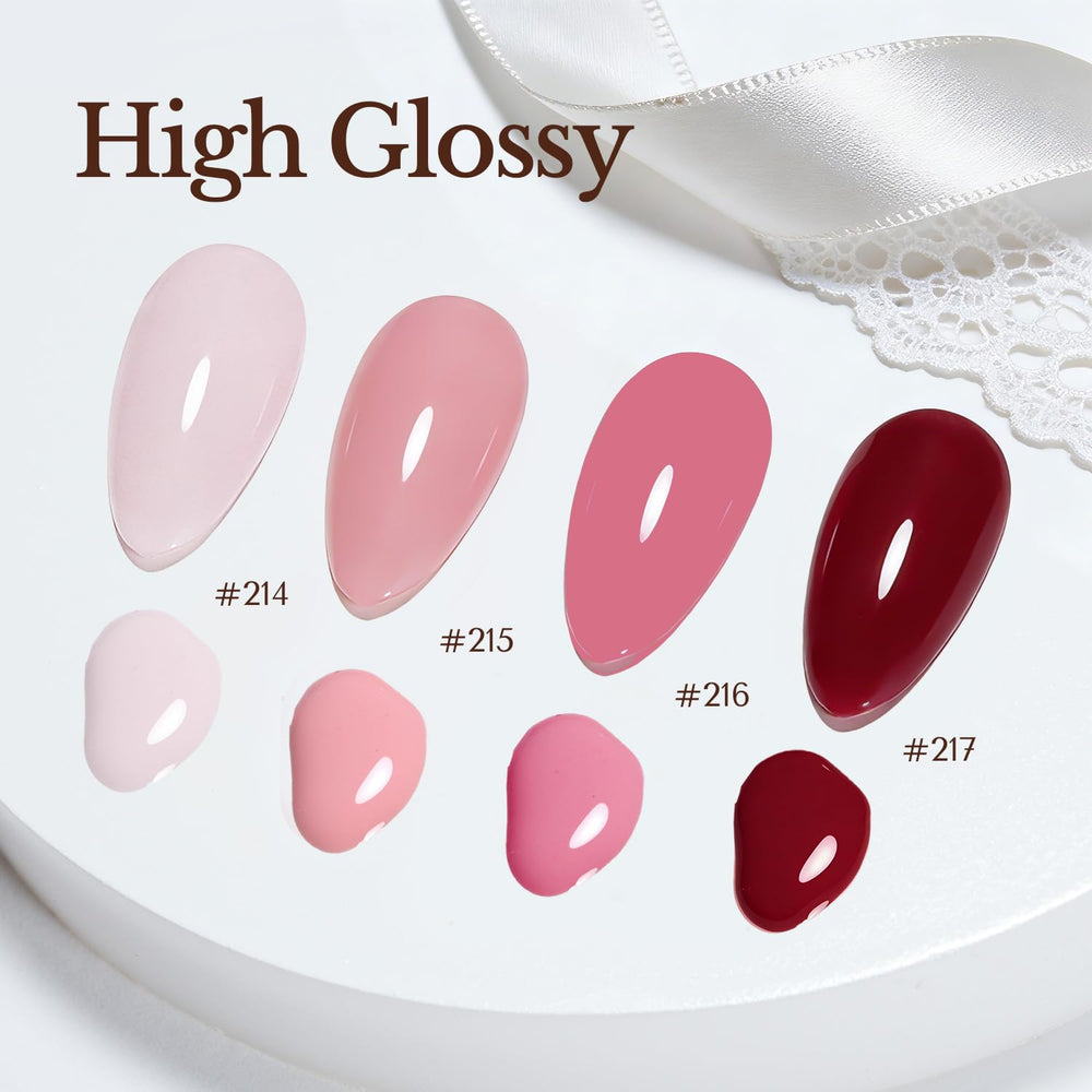 AZUREBEAUTY single polish stroke on nail tip demonstrating smooth coverage