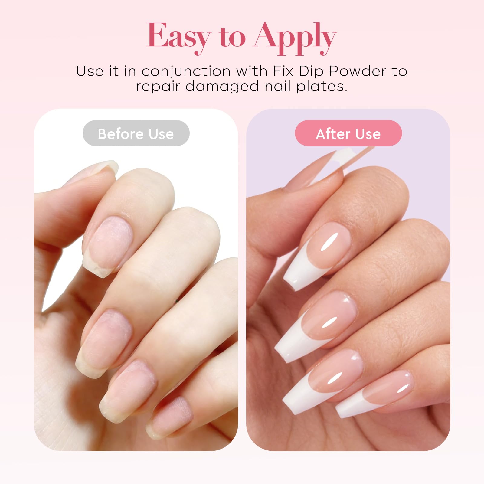 AzureBeauty precision brush applying glue for neat, controlled use