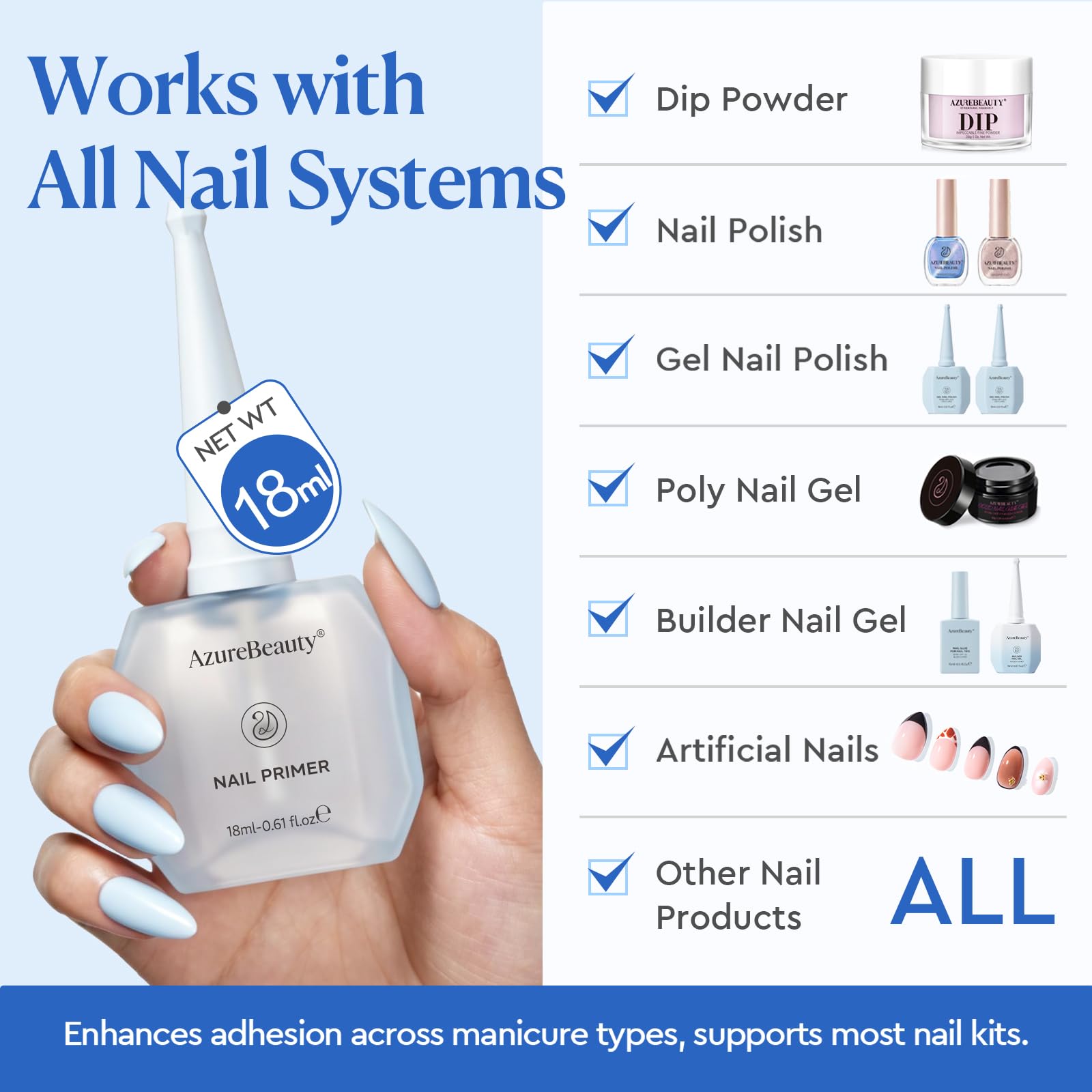 AZUREBEAUTY securing press-on nails showing long-lasting wear
