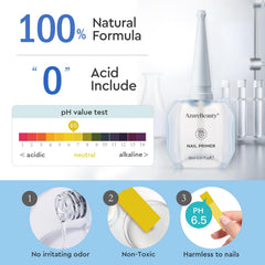 AZUREBEAUTY primer next to gel polish tools for better bond