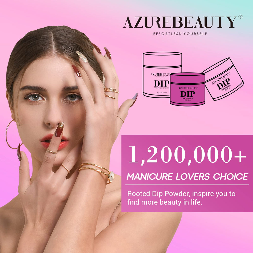 AZUREBEAUTY lifestyle salon scene with manicured hands highlighting salon-quality finish