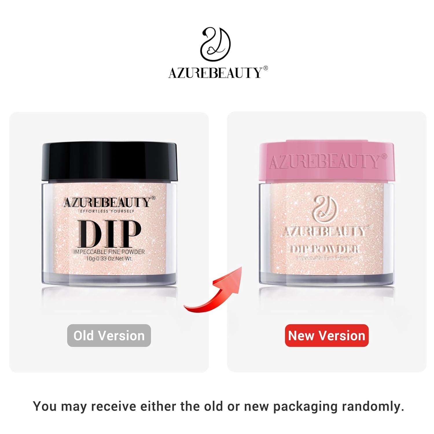 AZUREBEAUTY scale comparison jars showing 10g size benefit for travel