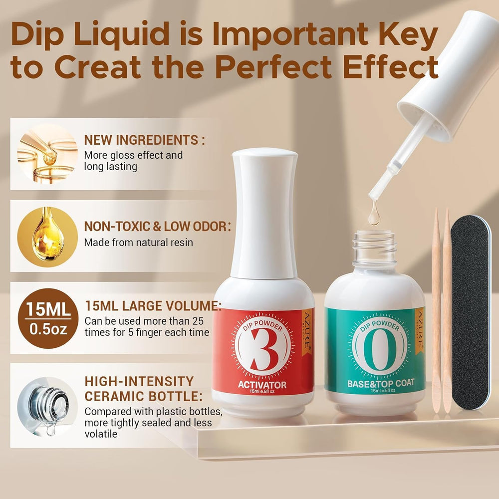 AzureBeauty size comparison in hand illustrating travel-friendly 15 ml bottles