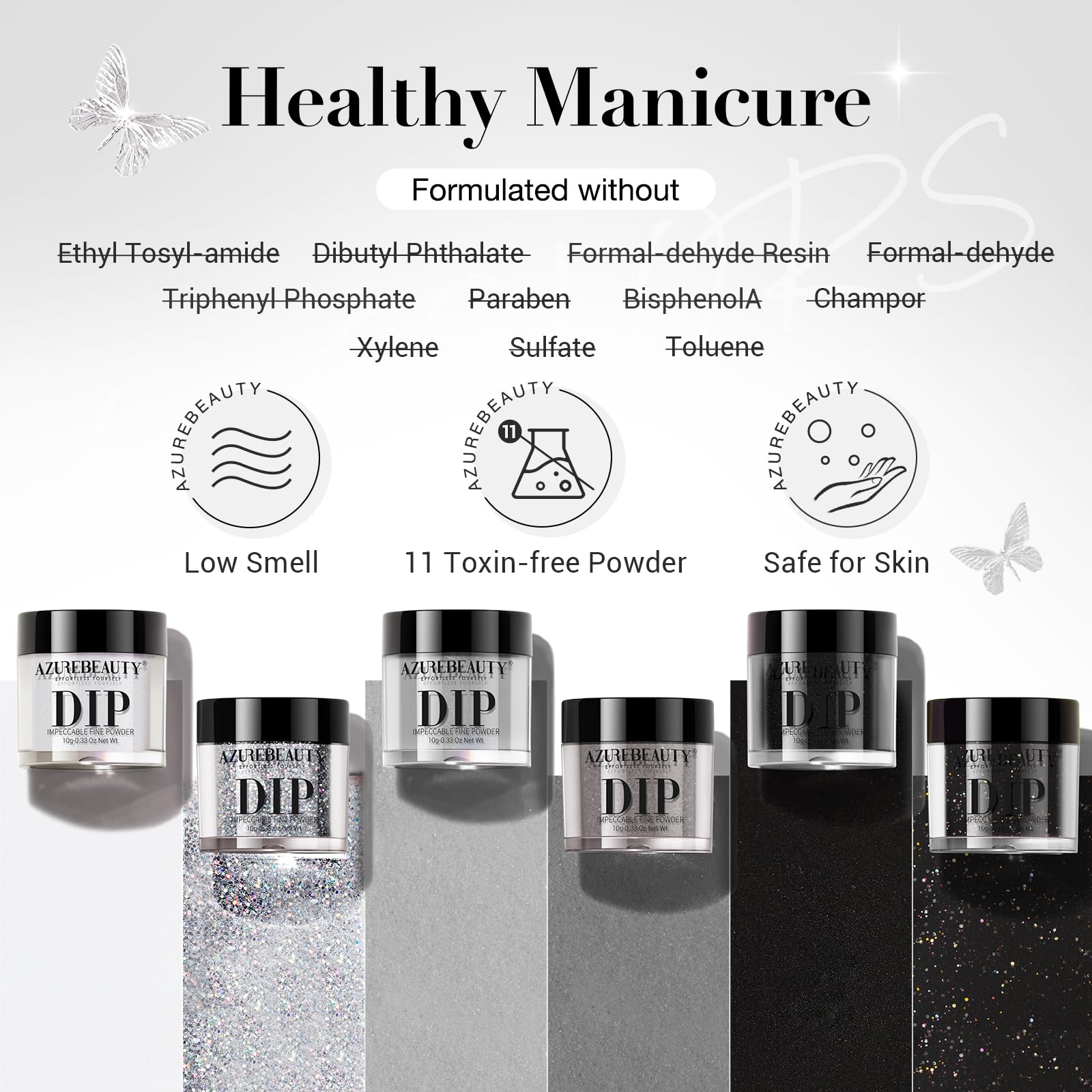 AZUREBEAUTY jar beside a ruler to show 10 g size and travel-friendly scale