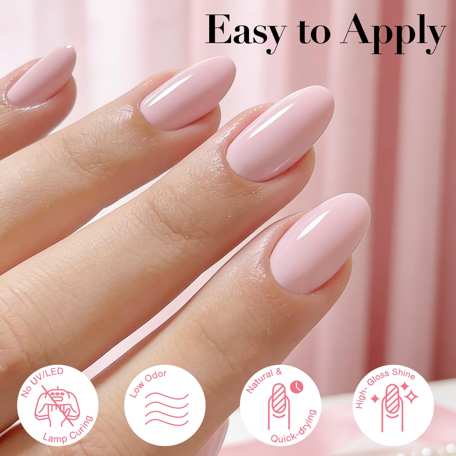 AZUREBEAUTY swatches on nail tips displaying true color and multiple-coat opacity