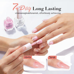 AZUREBEAUTY swatches on a nail wheel demonstrating sheer layering and color range