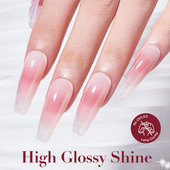 AZUREBEAUTY nail swatches fan displaying gradient options for versatile looks