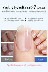 AzureBeauty clear polish texture close-up highlighting glossy smoothing effect