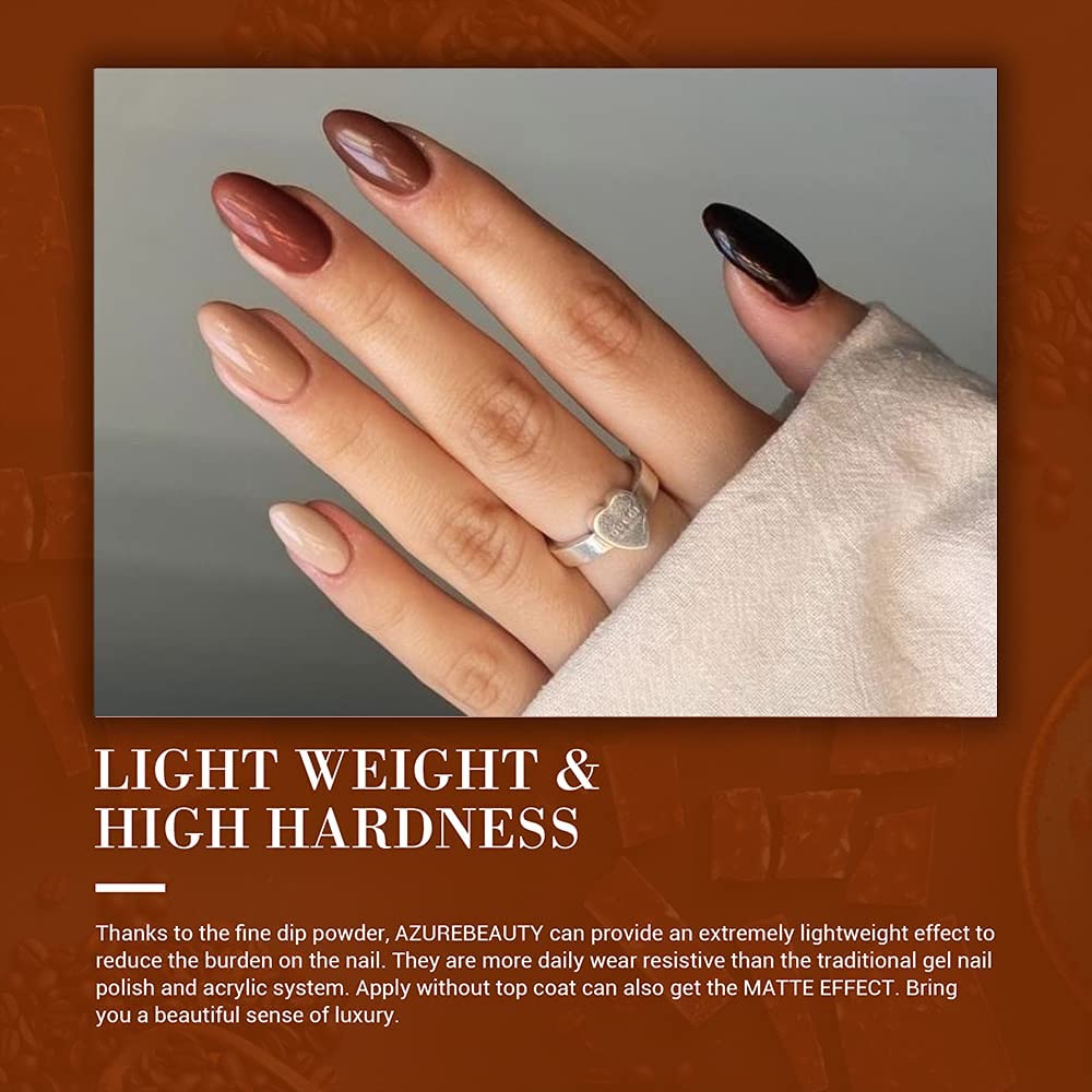 AZUREBEAUTY powder texture detail highlighting fine grind and even finish