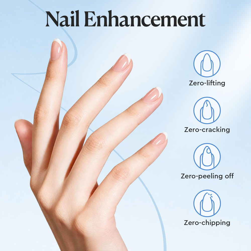 AZUREBEAUTY attaching tips and nail art securely with builder gel support