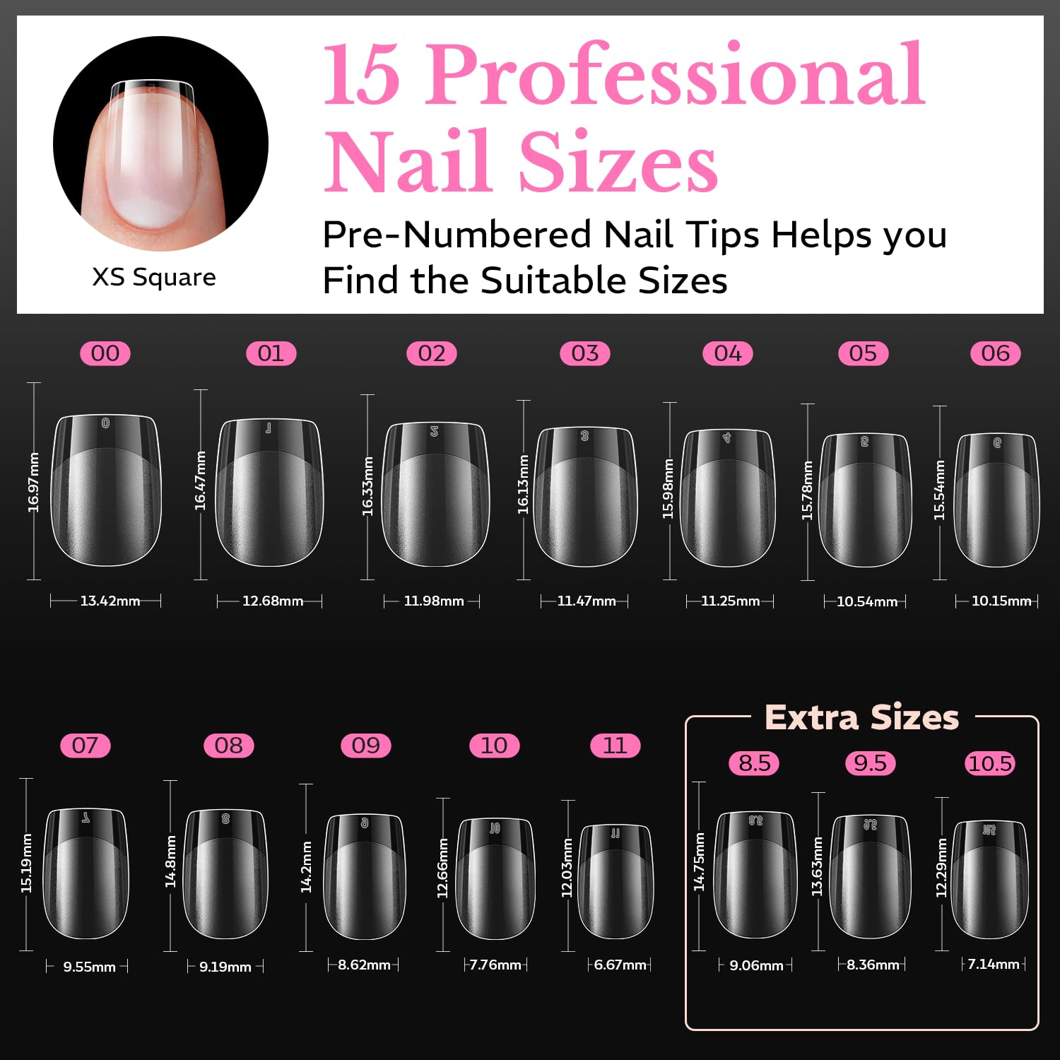 AZUREBEAUTY tips applied on fingers showing natural look and durable wear through activities
