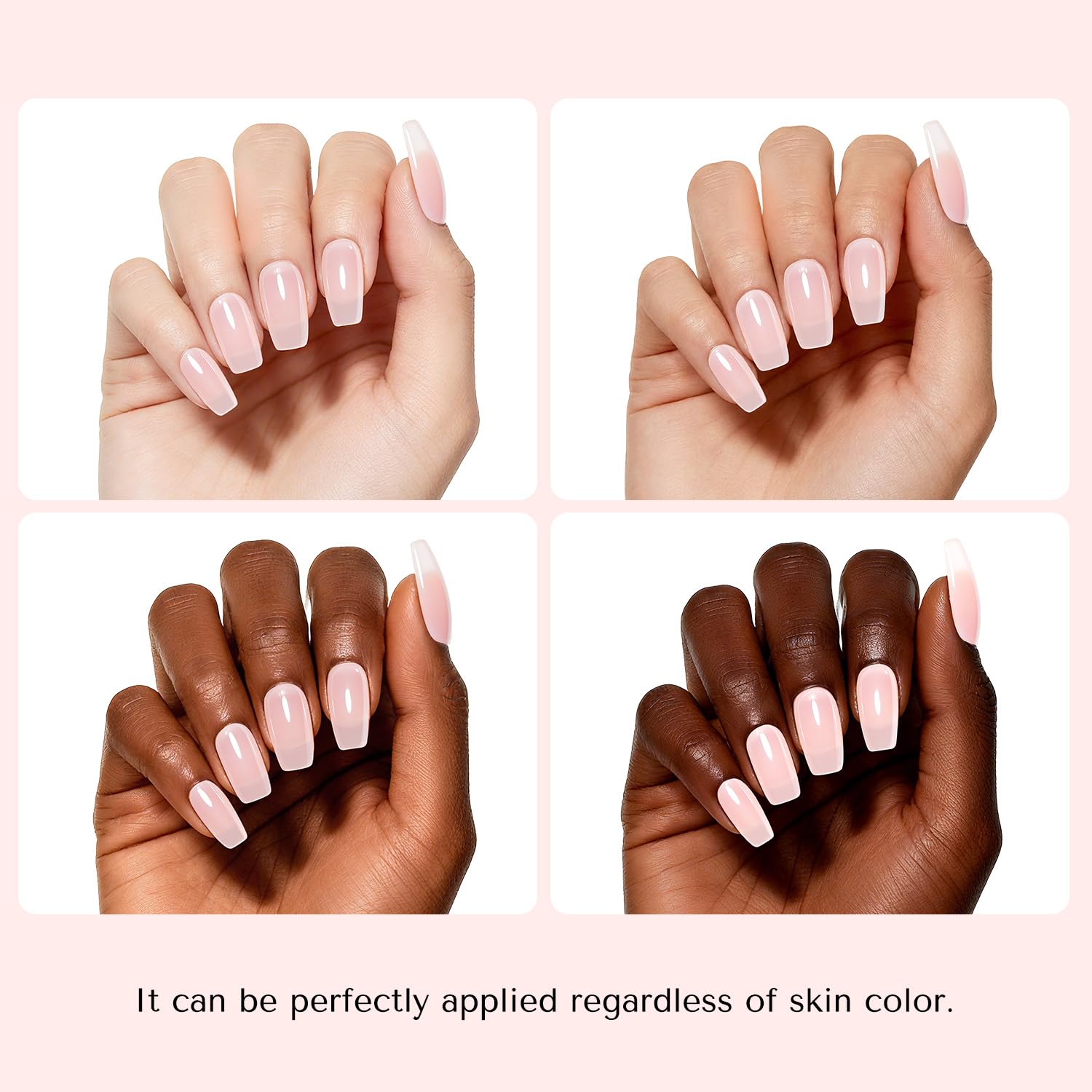 AZUREBEAUTY nails with topcoat locked shine showing enhanced durability and gloss benefit