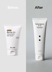 B_LAB close-up of creamy balm texture demonstrating silky, meltaway feel