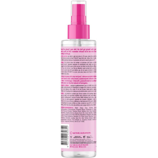 B.TAN mist spraying fine particles demonstrating even application for natural-looking color