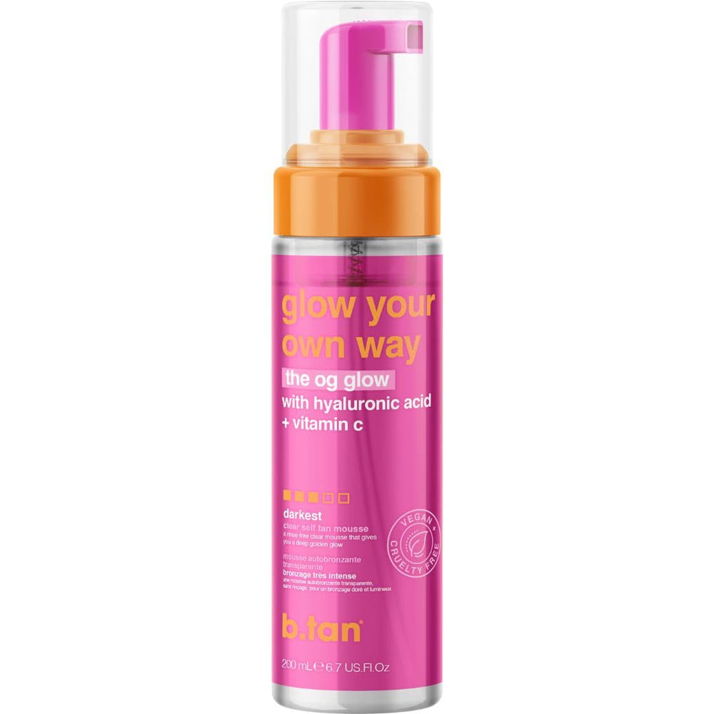 B.TAN front bottle showing product branding and sleek packaging benefit quick-identification