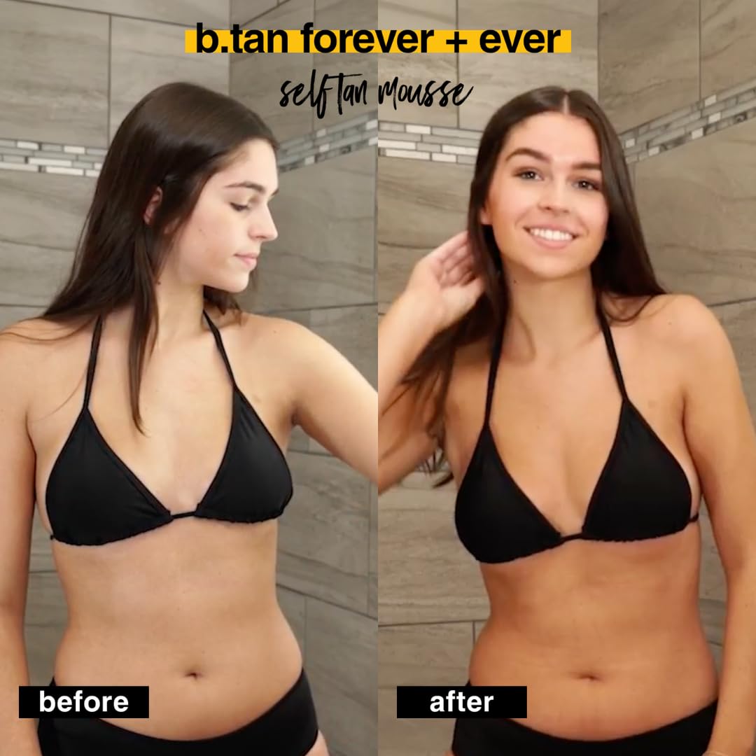 b.tan mitt application demo delivering even streak-free finish