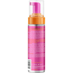 B.TAN pump closeup dispensing clear foam for controlled, mess-free application benefit