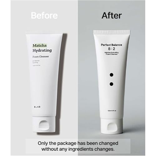 B_LAB foam dispensing from pump demonstrating gentle lather