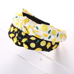 BaBakiak close-up of lemon print detail highlighting vivid pattern and durability