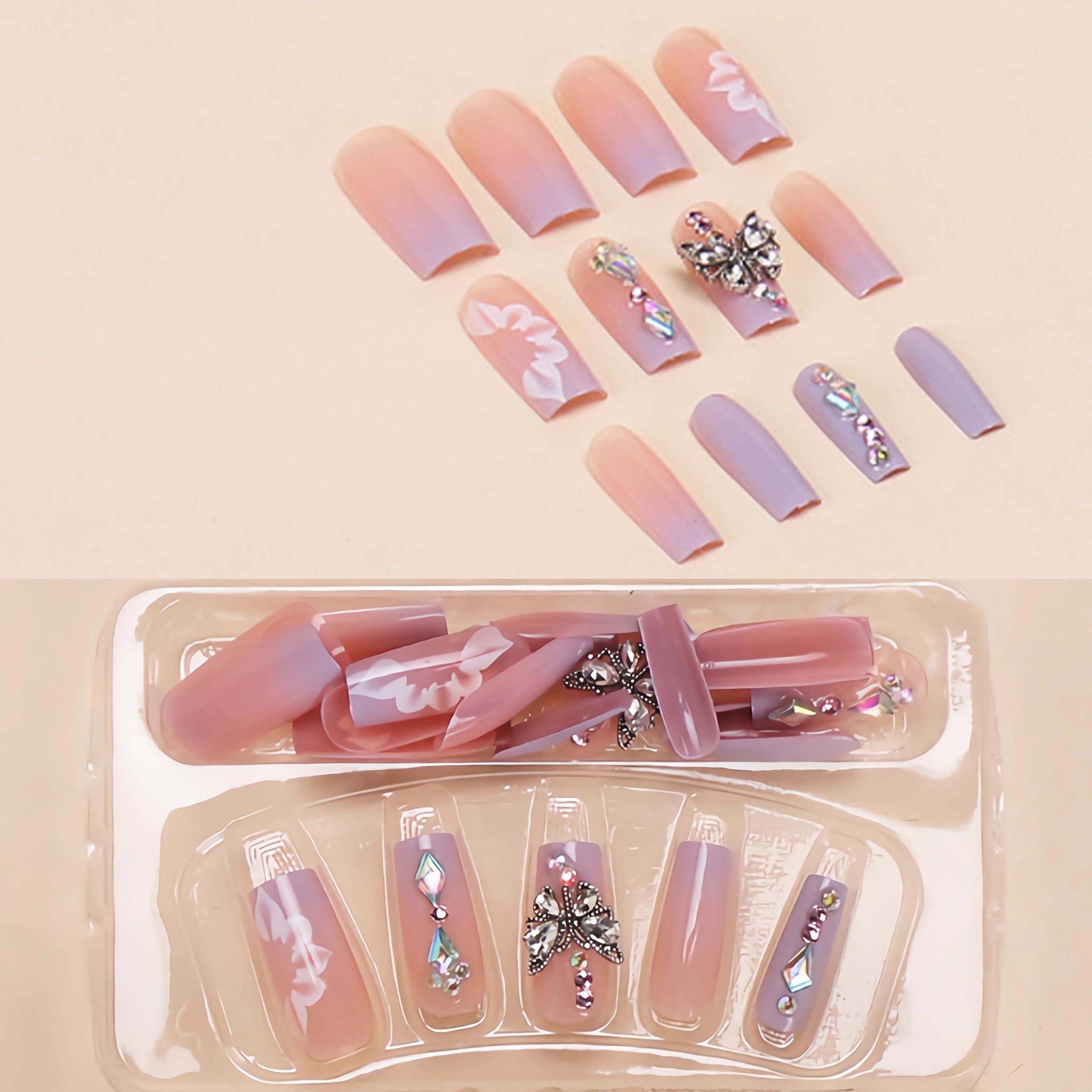 BABALAL 3D flower charm texture close-up for dimensional, luxe manicure