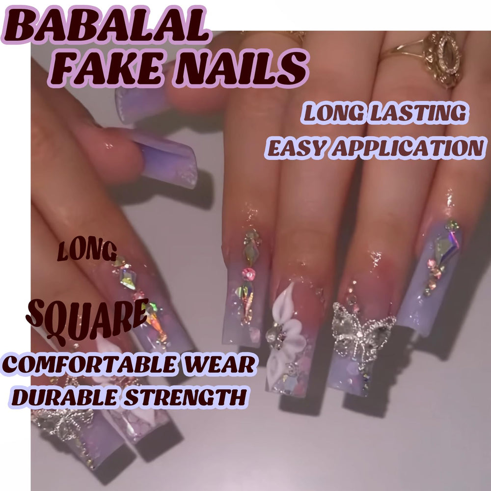 BABALAL kit laid out with glue and nails to highlight everything included
