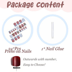 BABALAL applying glue to a press-on nail, reliable longer-lasting adhesion