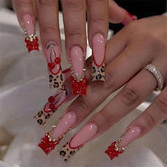 BABALAL front packaging showing red cheetah set and included glue, perfect for gifting