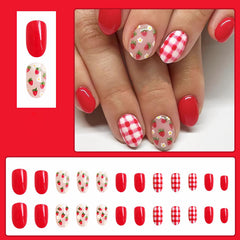 BABALAL applied nails on natural nails demonstrating neat, polished look