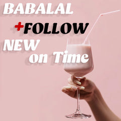 BABALAL packaging with included glue showing everything needed for at-home application