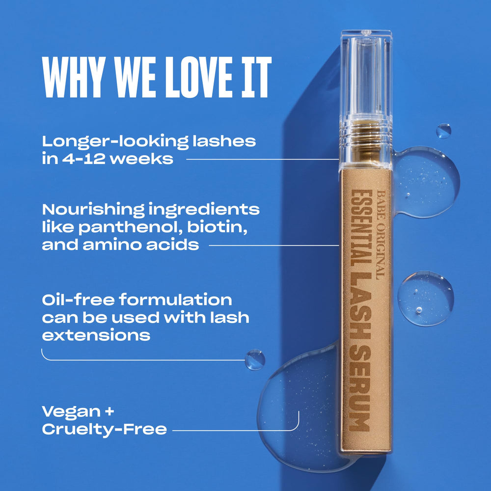 Babe Original close-up label highlighting vegan cruelty-free benefit