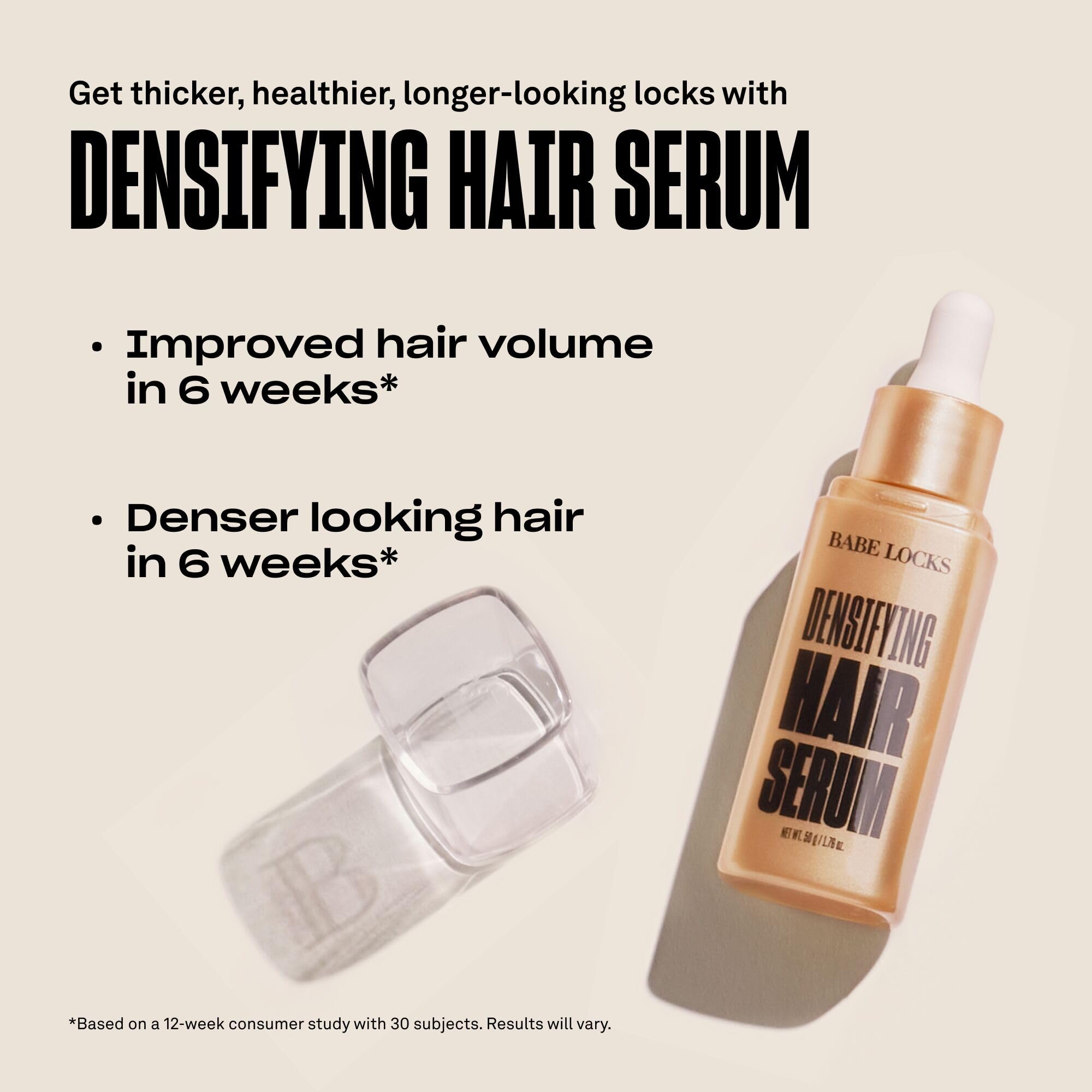 BABE ORIGINAL dropper detail with measured marks for precise dosing benefit