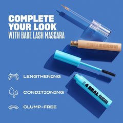 Babe Original next to ruler to show compact 4mL size