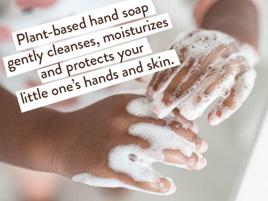 Babo Botanicals creamy foam texture close-up demonstrating gentle spread