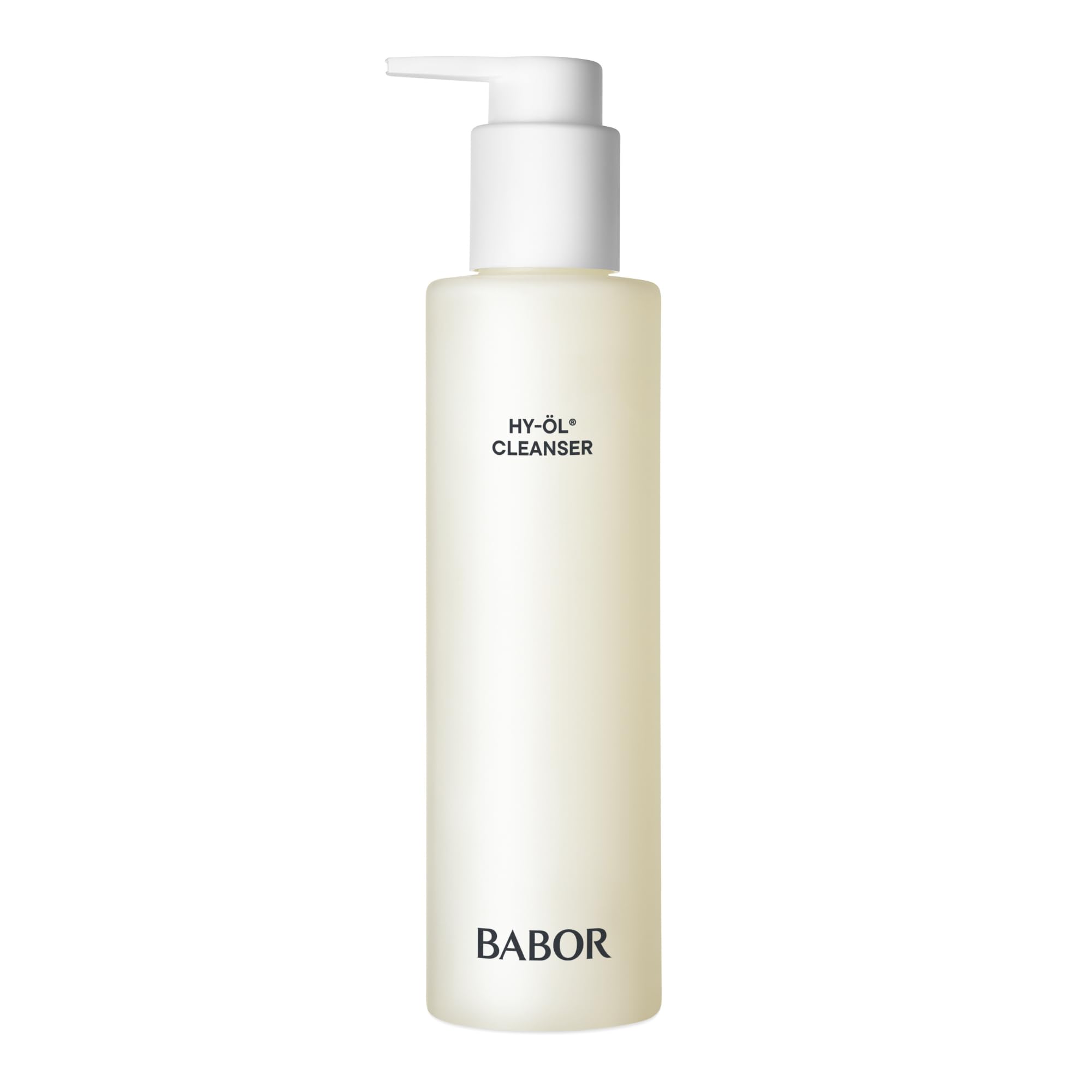BABOR HY-OL Cleanser front bottle showcasing packaging and clarity
