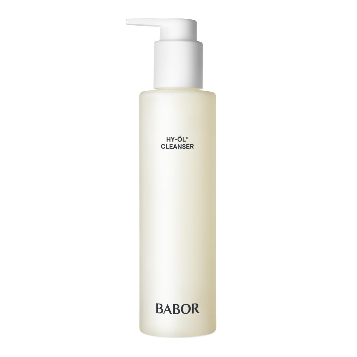 BABOR HY-OL Cleanser front bottle showcasing packaging and clarity