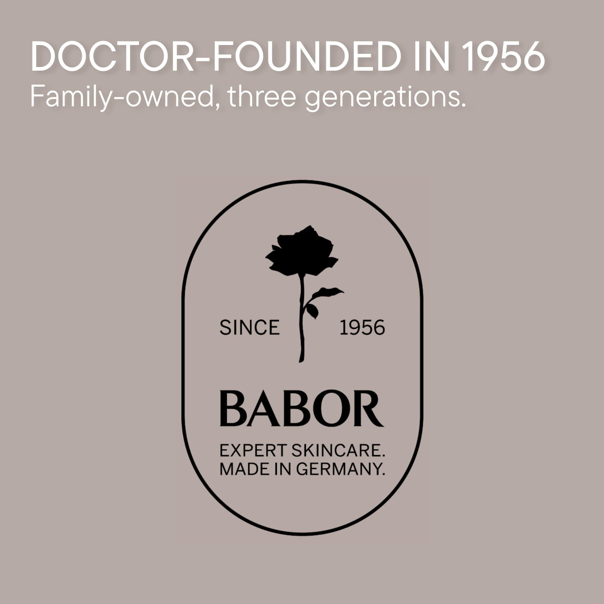 BABOR hand applying ampoule serum illustrating fast absorption benefit