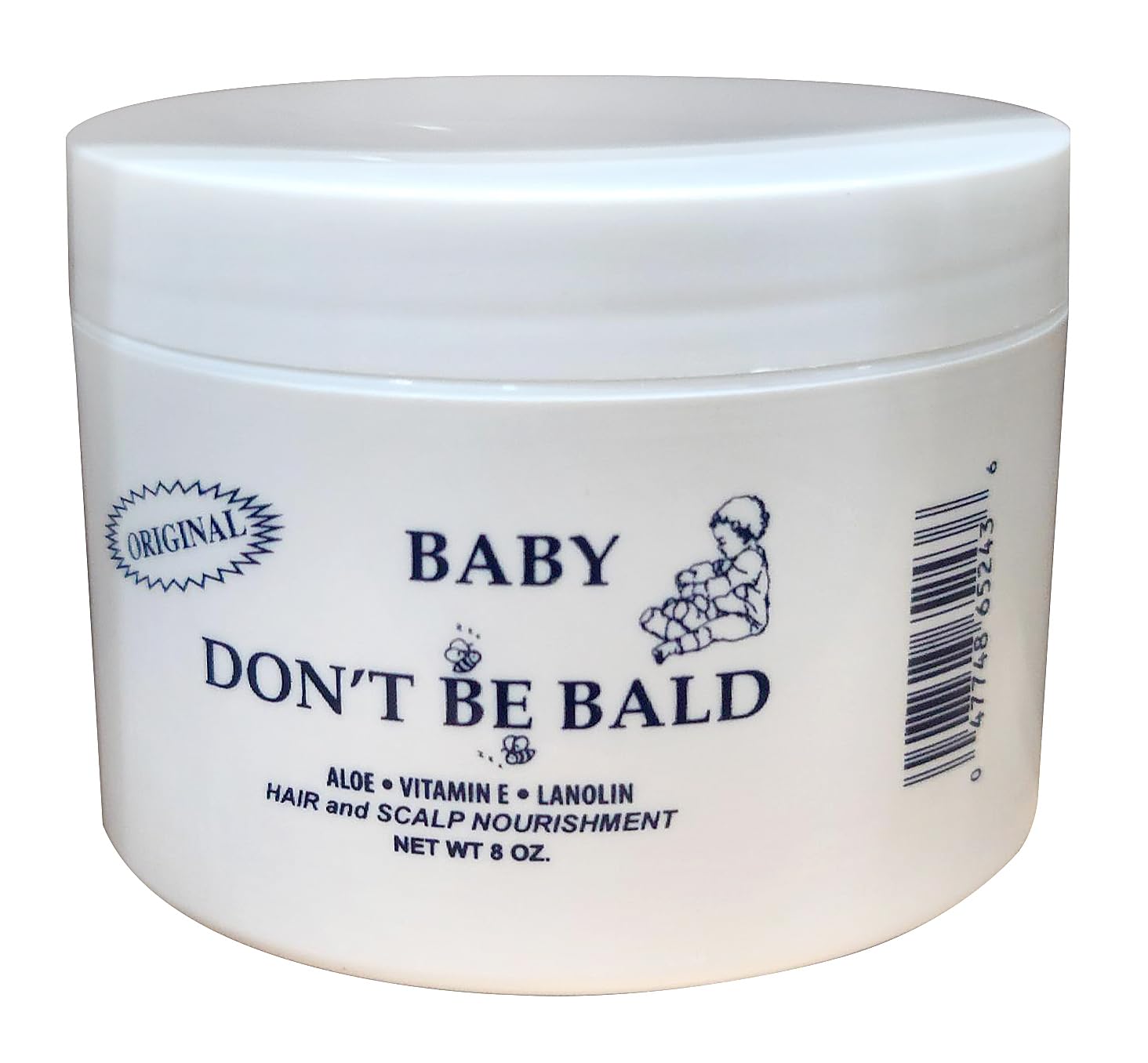 Baby Don't Bald close-up of product being applied to scalp for soft hydration